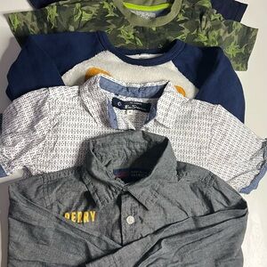 Lot of 5 boy shirts 3T & 4T